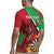 Personalised Wales Darts Rugby Jersey Welsh Dragon - Grunge Style