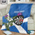 Personalised Scotland Darts Blanket Scottish Thistle - Flag Style