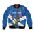 Personalised Scotland Darts Bomber Jacket Scottish Thistle - Flag Style - Wonder Print Shop