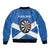 Personalised Scotland Darts Bomber Jacket Scottish Thistle - Flag Style - Wonder Print Shop