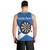 Personalised Scotland Darts Men Tank Top Scottish Thistle - Flag Style