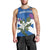 Personalised Scotland Darts Men Tank Top Scottish Thistle - Flag Style