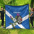 Personalised Scotland Darts Quilt Scottish Thistle - Flag Style - Wonder Print Shop