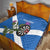 Personalised Scotland Darts Quilt Scottish Thistle - Flag Style - Wonder Print Shop