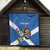 Personalised Scotland Darts Quilt Scottish Thistle - Flag Style - Wonder Print Shop