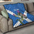 Personalised Scotland Darts Quilt Scottish Thistle - Flag Style - Wonder Print Shop