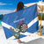 Personalised Scotland Darts Sarong Scottish Thistle - Flag Style