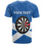 Personalised Scotland Darts T Shirt Scottish Thistle - Flag Style