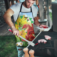 Wales Saint David's Day Apron Dydd Gwyl Dewi Hapus Dragon Daffodil - Wonder Print Shop