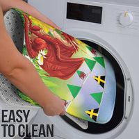 Wales Saint David's Day Bathroom Set Dydd Gwyl Dewi Hapus Dragon Daffodil - Wonder Print Shop