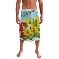 Wales Saint David's Day Lavalava Dydd Gwyl Dewi Hapus Dragon Daffodil - Wonder Print Shop