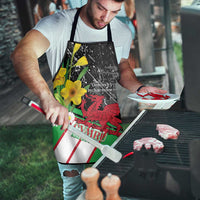 Wales Saint David's Day Apron Cymru Am Byth Welsh Dragon - Wonder Print Shop