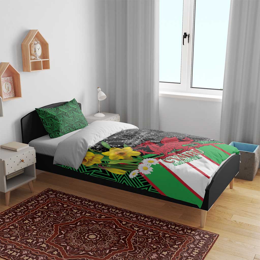Wales Saint David's Day Bedding Set Cymru Am Byth Welsh Dragon - Wonder Print Shop