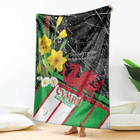 Wales Saint David's Day Blanket Cymru Am Byth Welsh Dragon - Wonder Print Shop