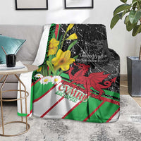Wales Saint David's Day Blanket Cymru Am Byth Welsh Dragon - Wonder Print Shop