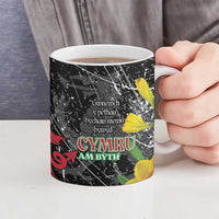 Wales Saint David's Day Ceramic Mug Cymru Am Byth Welsh Dragon - Wonder Print Shop