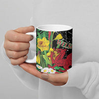 Wales Saint David's Day Ceramic Mug Cymru Am Byth Welsh Dragon - Wonder Print Shop