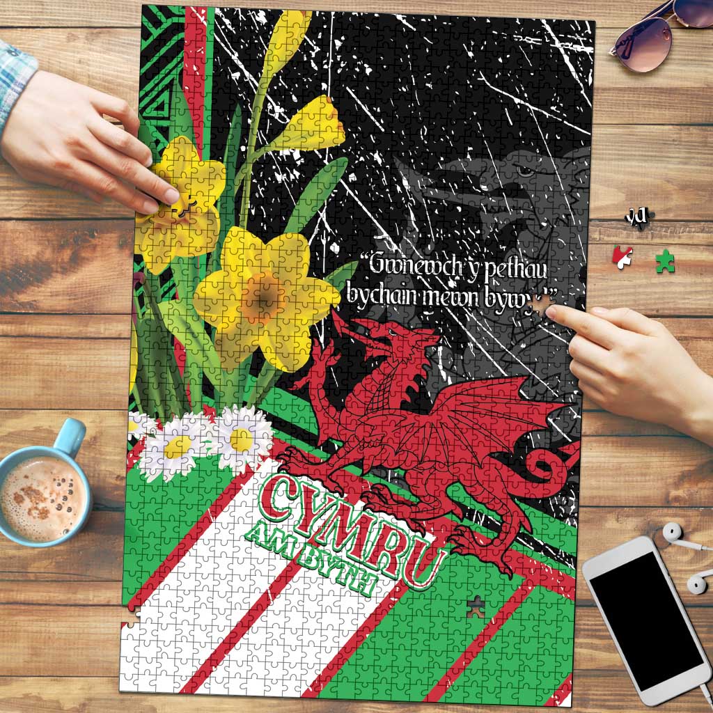 Wales Saint David's Day Puzzle Cymru Am Byth Welsh Dragon - Wonder Print Shop
