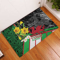 Wales Saint David's Day Rubber Doormat Cymru Am Byth Welsh Dragon - Wonder Print Shop