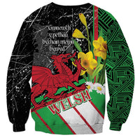 Wales Saint David's Day Sweatshirt Cymru Am Byth Welsh Dragon - Wonder Print Shop