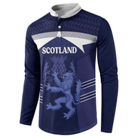 Scotland Football Custom Button Sweatshirt 2026 Come On Scottish Dragon Thistle - Wonder Print Shop