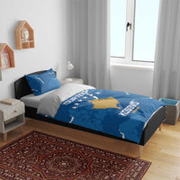 Custom Kosovo Football Bedding Set Come On Dardanet