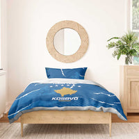 Custom Kosovo Football Bedding Set Come On Dardanet