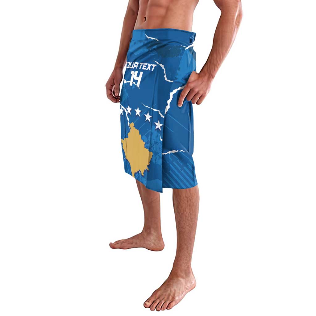Custom Kosovo Football Lavalava Come On Dardanet