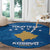 Custom Kosovo Football Round Carpet Come On Dardanet