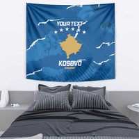 Custom Kosovo Football Tapestry Come On Dardanet