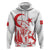 Custom Turkey Football Zip Hoodie Turkyie Wolf With Crescent-Stars