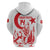 Custom Turkey Football Zip Hoodie Turkyie Wolf With Crescent-Stars