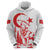 Custom Turkey Football Zip Hoodie Turkyie Wolf With Crescent-Stars