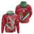 Custom Hungary Football Zip Hoodie Come On Magyarok