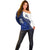 Scotland Rugby Off Shoulder Sweater Thistle Unique Go Scottish Blue Version - Wonder Print Shop