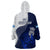 Scotland Rugby Wearable Blanket Hoodie Thistle Unique Go Scottish Blue Version - Wonder Print Shop