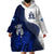 Scotland Rugby Wearable Blanket Hoodie Thistle Unique Go Scottish Blue Version - Wonder Print Shop