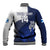 (Custom Text And Number) Scotland Rugby Baseball Jacket Thistle Unique Go Scottish Blue Version - Wonder Print Shop