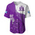 Scotland Rugby Baseball Jersey Thistle Unique Go Scottish Purple Version - Wonder Print Shop