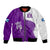 Scotland Rugby Bomber Jacket Thistle Unique Go Scottish Purple Version - Wonder Print Shop