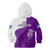 Scotland Rugby Kid Hoodie Thistle Unique Go Scottish Purple Version - Wonder Print Shop