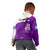 Scotland Rugby Kid Hoodie Thistle Unique Go Scottish Purple Version - Wonder Print Shop