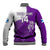 (Custom Text And Number) Scotland Rugby Baseball Jacket Thistle Unique Go Scottish Purple Version - Wonder Print Shop