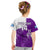 (Custom Text And Number) Scotland Rugby Kid T Shirt Thistle Unique Go Scottish Purple Version - Wonder Print Shop