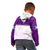 Scotland Rugby Kid Hoodie Thistle Mix Tartan Scottish Map Sporty Version Purple - Wonder Print Shop