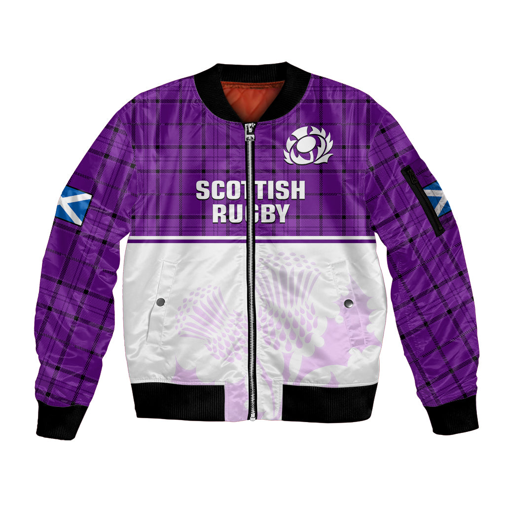 scotland-rugby-sleeve-zip-bomber-jacket-thistle-mix-tartan-scottish-map-sporty-version-purple