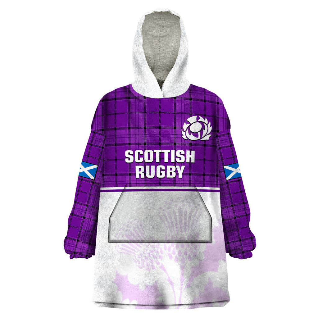 scotland-rugby-wearable-blanket-hoodie-thistle-mix-tartan-scottish-map-sporty-version-purple