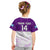 (Custom Text And Number) Scotland Rugby Kid T Shirt Thistle Mix Tartan Scottish Map Sporty Version Purple - Wonder Print Shop