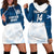 (Custom Text And Number) Scotland Rugby Hoodie Dress Thistle Mix Tartan Scottish Map Sporty Version Blue - Wonder Print Shop