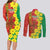 Enkutatash Ethiopia Couples Matching Long Sleeve Bodycon Dress and Long Sleeve Button Shirt Melkam Addis Amet Adey Abeba Flower